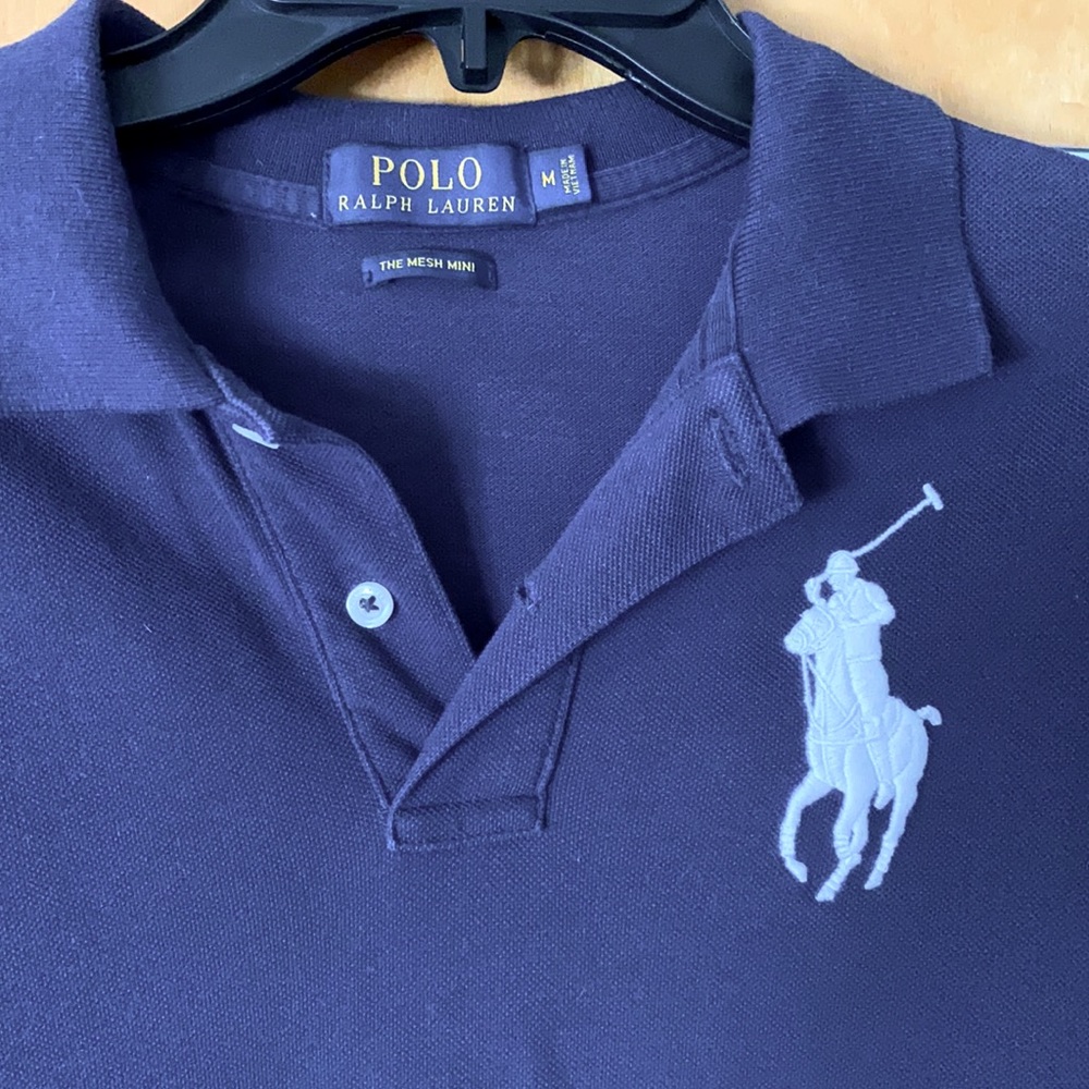 Polo Ralph Lauren dress navy blue w Lg white logo